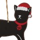 Glitzhome 72"L Metal Christmas Kitty Garland