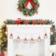 Glitzhome 72"L Metal Christmas Gnome Garland