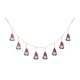 Glitzhome 72"L Metal Christmas Gnome Garland