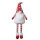 Glitzhome 28"H Fabric Christmas Gnome Shelf Sitter with Dangling Legs