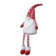 Glitzhome 28"H Fabric Christmas Gnome Shelf Sitter with Dangling Legs