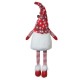 Glitzhome 28"H Fabric Christmas Gnome Shelf Sitter with Dangling Legs