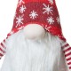 Glitzhome 28"H Fabric Christmas Gnome Shelf Sitter with Dangling Legs