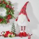 Glitzhome Telescoped Fabric Christmas Gnome Standing Décor