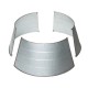 Glitzhome 26"D Galvanized Metal Tree Collar