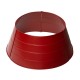 Glitzhome 26"D Red Metal Tree Collar