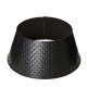 Glitzhome 26"D Black Metal Woven Tree Collar