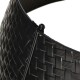 Glitzhome 26"D Black Metal Woven Tree Collar