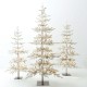 Glitzhome 6ft Deluxe Pre-Lit Snow Flocked Pine Artificial Christmas Tree with 300 Warm White Lights