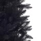 Glitzhome 7.5ft Black Tinsel Artificial Christmas Tree