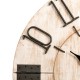 Glitzhome 28"D Farmhouse Wooden Wall Clock