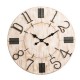Glitzhome 28"D Farmhouse Wooden Wall Clock