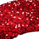 Glitzhome 2pk Red Sequin Christmas Stockings and 1 tree skirt, Set of 3