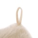 Glitzhome 2pk 21"L White Plush Christmas Stocking