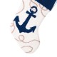 Glitzhome 2pk 19.00"L Anchor Hooked Christmas Stocking