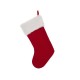 Glitzhome 2pk 20.00"L Knitted Christmas Stocking with Faux Fur Cuff