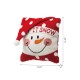 Glitzhome 14"L 2pk Hooked 3D Snowman Throw Pillow