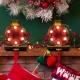 Glitzhome 2PK Marquee LED Ornament Stocking Holder