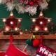 Glitzhome 2PK Marquee LED Star Stocking Holder