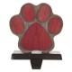 Glitzhome 2PK 6.30"H Wooden/Metal Paw Stocking Holder