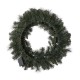 Glitzhome 24"D Pre-Lit Glittered Pine Cone Christmas Wreath and Matched 2pk 9ft. Garland Set