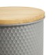 Glitzhome Gray Honeycomb Metal Storage Accent Table or Stool with Solid Wood Lid, Set of 2