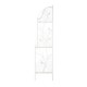 Glitzhome 44.75"H 3-Tiered White Metal Corner Shelf Planter Stand