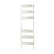 Glitzhome 32.25"H Foldable Multi-Tiered Round White Metal Planter Stand