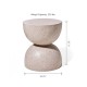 Glitzhome 17.75"H MGO Sand Terrazzo Garden Stool or Planter Stand or Accent Table (Multi-functional)