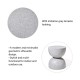 Glitzhome 17.75"H MGO Gray Terrazzo Garden Stool or Planter Stand or Accent Table (Multi-functional)