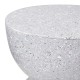 Glitzhome 17.75"H MGO Gray Terrazzo Garden Stool or Planter Stand or Accent Table (Multi-functional)