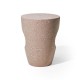 Glitzhome 18"H MGO Sand Terrazzo Garden Stool or Planter Stand or Accent Table (Multi-functional)