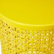 Glitzhome Set of 2 Metal Yellow Garden Stool or Planter Stand or Accent Table or Side Table (Multi-functional)