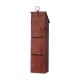 Glitzhome 18"H Oversized Retro Red Three-Tiered Distressed Solid Wood Window Shutters Birdhouse