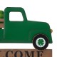 Glitzhome 24"H St. Patrick's Day Wooden & Metal Truck Yard Stake or Wall Décor (Two Functions)