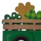 Glitzhome 24"H St. Patrick's Day Wooden & Metal Truck Yard Stake or Wall Décor (Two Functions)