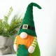 Glitzhome 28.25"H St. Patrick's Day Fabric Gnome Shelf Sitter with Dangling Legs