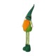 Glitzhome 40"H St. Patrick's Day Telescoped Fabric Gnome Standing Decor