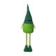 Glitzhome 40"H St. Patrick's Day Telescoped Fabric Gnome Standing Decor