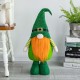 Glitzhome 40"H St. Patrick's Day Telescoped Fabric Gnome Standing Decor