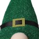 Glitzhome 40"H St. Patrick's Day Telescoped Fabric Gnome Standing Decor