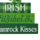 Glitzhome 11.5"H St. Patrick's Day Lighted Wooden Block Table Sign