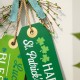 Glitzhome 24"H St. Patrick's Day Wooden Doorknob Hanging Decor