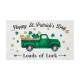 Glitzhome 24"L St. Patrick's Day Wooden Truck Wall Decor