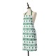 Glitzhome St. Patrick's Day Shamrocks Apron with 2 Roomy Pockets