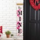 Glitzhome 42"H Valentine's Wooden "Be Mine" Porch Sign