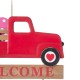 Glitzhome 24"H Valentine's WELCOME Truck Yard Stake or Hanging Sign (Two Functions)