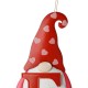 Glitzhome 24"H Set of 4 Metal Valentine's LOVE Gnome Yard Stake or Hanging Sign (Two Functions)