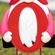 Glitzhome 24"H Set of 4 Metal Valentine's LOVE Gnome Yard Stake or Hanging Sign (Two Functions)