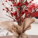 Glitzhome 18"H Lighted Valentine's Berry Heart Table Tree